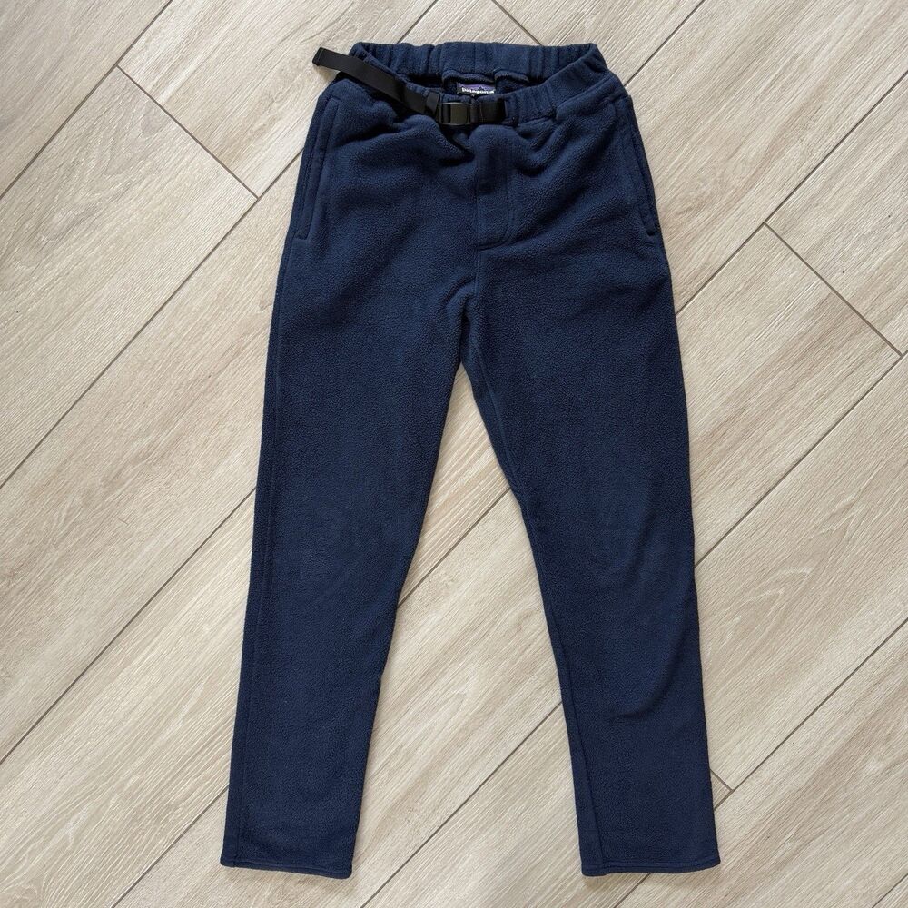 Patagonia Synchilla Snap T Fleece Pants Blue 56675 Outdoors Mens XS